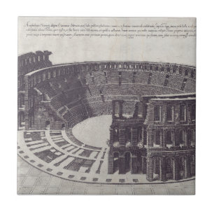 Azulejo De Cerâmica Anfiteatro de Verona na Piazza Bra