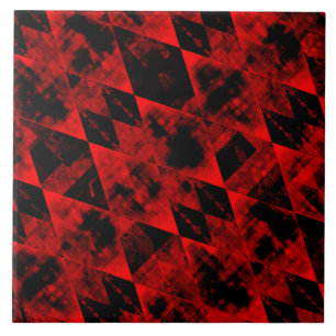 Azulejo De Cerâmica ANFREW 1 Maravilha Erratic Red and Black Diamond