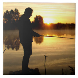 Azulejo De Cerâmica Angler manhã
