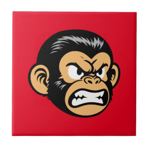Azulejo De Cerâmica Angry Ape