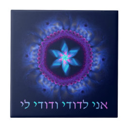 Azulejo De Cerâmica Ani L'Dodi V'Dodi Li