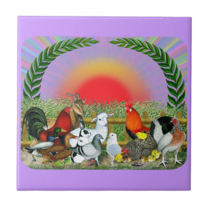 Azulejo De Cerâmica Animais de fazenda