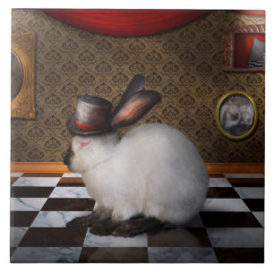 Azulejo De Cerâmica Animal - O Coelho - Versão Invertida