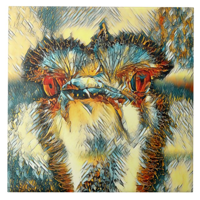 Azulejo De Cerâmica AnimalArt_Bird_008 (Frente)