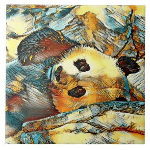 Azulejo De Cerâmica AnimalArt_Panda_002