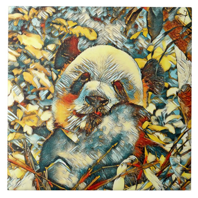 Azulejo De Cerâmica AnimalArt_Panda_012 (Frente)