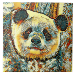 Azulejo De Cerâmica AnimalArt_Panda_014