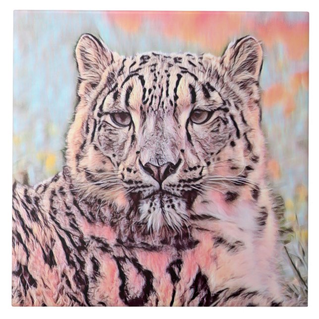 Azulejo De Cerâmica AnimalMix_Leopard_008 (Frente)