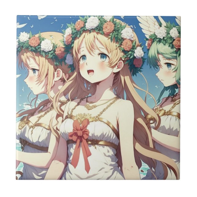 Azulejo De Cerâmica Anime Chor (Frente)