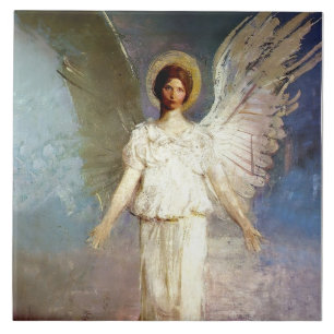 Azulejo De Cerâmica “Anjo ao Meio-Dia” de Abbott Thayer