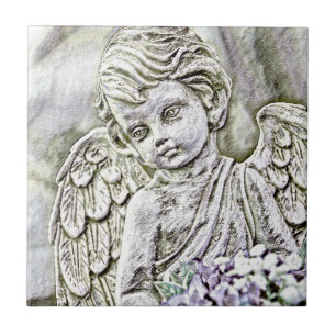 Azulejo De Cerâmica Anjo Cherub