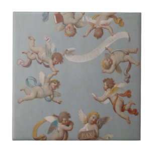 Azulejo De Cerâmica Anjo Cherubs - Renascença Whimsical