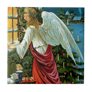 Azulejo De Cerâmica Anjo que olha na janela