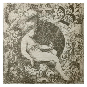 Azulejo De Cerâmica Anjo Vintage