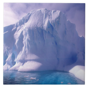 Azulejo De Cerâmica Antártica. Paisagens de gelo antárticas