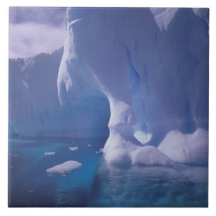 Azulejo De Cerâmica Antártida. Paisagens de gelo da Antártica 3