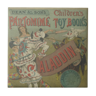 AZULEJO DE CERÂMICA  ANTIGO CARTAZ DE CIRCO