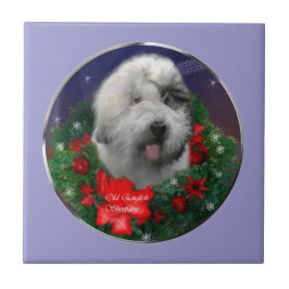 Azulejo De Cerâmica Antigo pastor Inglês