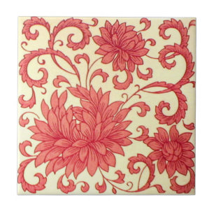 Azulejo De Cerâmica Antiguidade Transferware da reprodução VT0019