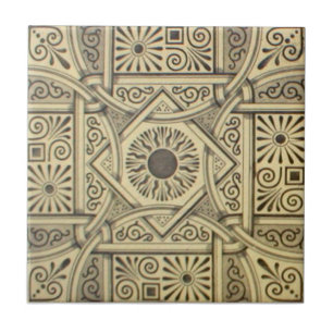 Azulejo De Cerâmica Antiguidade Transferware da reprodução VT0020