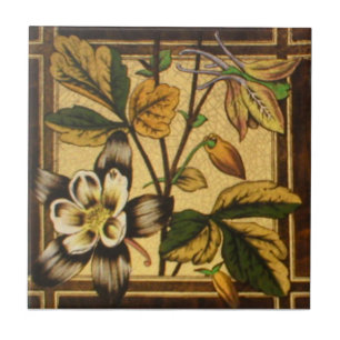 Azulejo De Cerâmica Antiguidade Transferware da reprodução VT0021