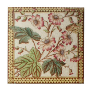 Azulejo De Cerâmica Antiguidade Transferware da reprodução VT0023