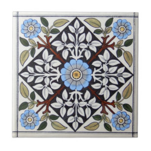 Azulejo De Cerâmica Antiguidade Transferware da reprodução VT0042