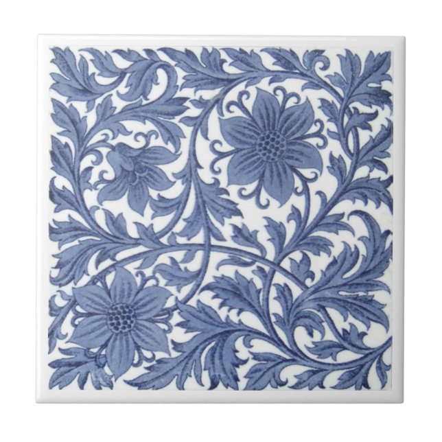 Azulejo De Cerâmica Antiguidade Transferware da reprodução VT0059 (Frente)