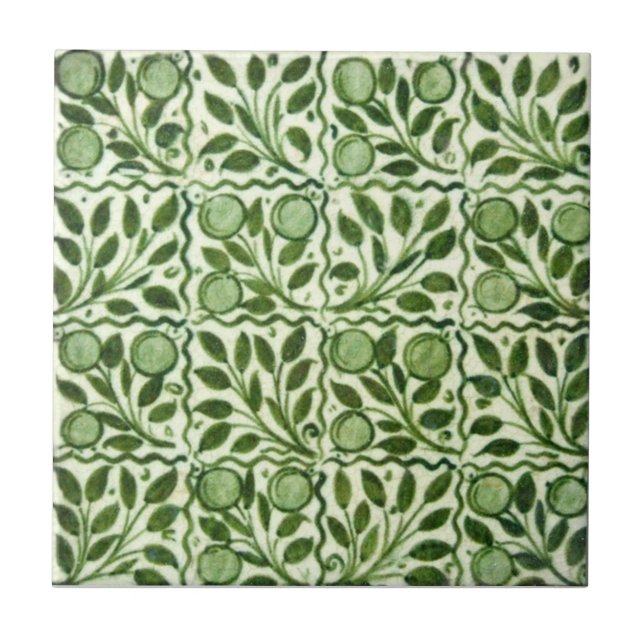 Azulejo De Cerâmica Antiguidade Transferware da reprodução VT0060 (Frente)