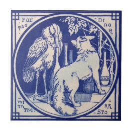 Azulejo De Cerâmica Antiguidade Transferware da reprodução VT0061