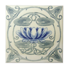 Azulejo De Cerâmica Antiguidade Transferware da reprodução VT0063