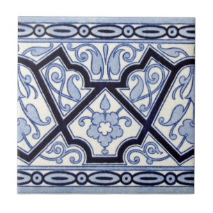 Azulejo De Cerâmica Antiguidade Transferware da reprodução VT0070