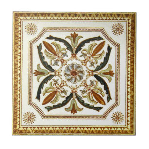 Azulejo De Cerâmica Antiguidade Transferware da reprodução VT0071