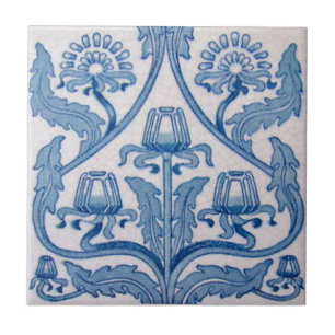 Azulejo De Cerâmica Antiguidade Transferware da reprodução VT0087