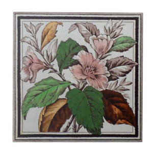 Azulejo De Cerâmica Antiguidade Transferware da reprodução VT0089