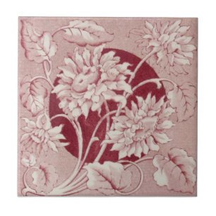 Azulejo De Cerâmica Antiguidade Transferware da reprodução VT0102