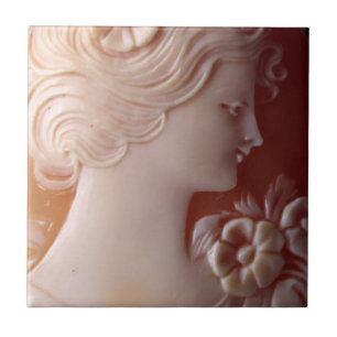 Azulejo De Cerâmica Antique Cameo