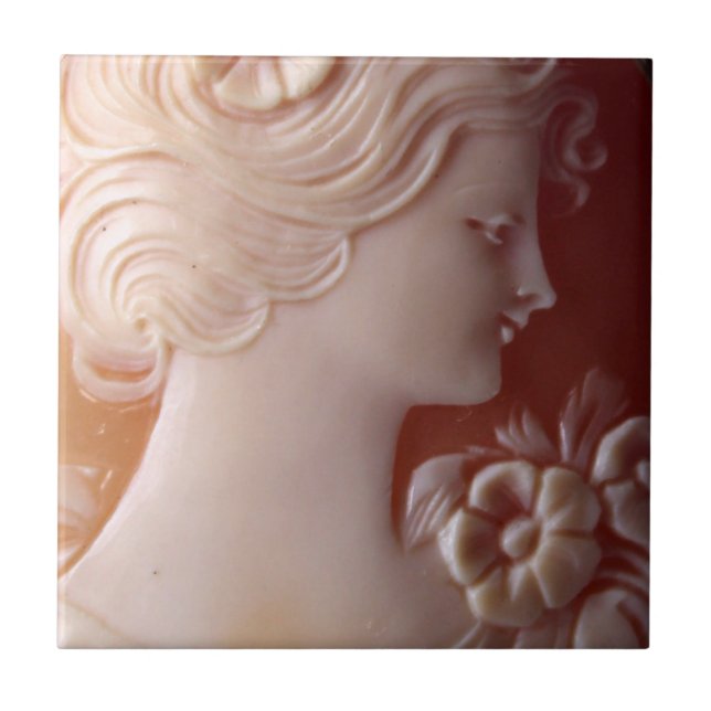 Azulejo De Cerâmica Antique Cameo (Frente)