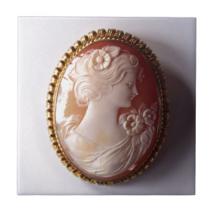 Azulejo De Cerâmica Antique Cameo