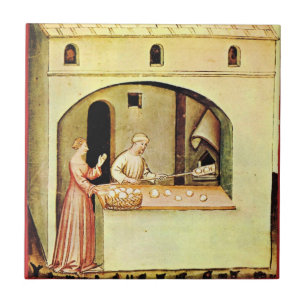 AZULEJO DE CERÂMICA ANTIQUE OVEN BAKER, COMPRO DE PÃO DE BAKERY