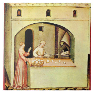 AZULEJO DE CERÂMICA  ANTÍQUIO OVEN BAKER, COMPRO DE PÃO DE BAKERY