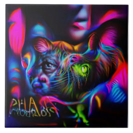 Azulejo De Cerâmica Antrofobia