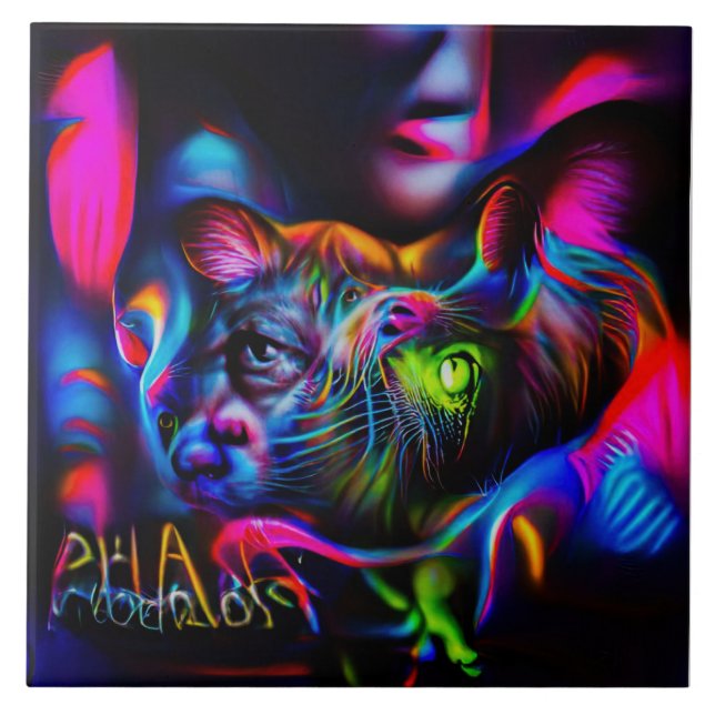 Azulejo De Cerâmica Antrofobia (Frente)