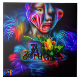 Azulejo De Cerâmica Antrofobia 2