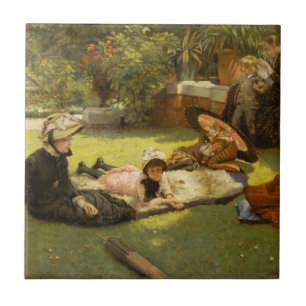 Azulejo De Cerâmica Ao Cheio Sol (En plein soleil) James Tissot