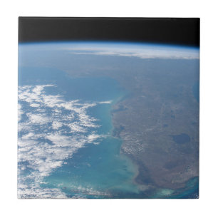 Azulejo De Cerâmica Ao Nordeste Da Península Da Flórida.