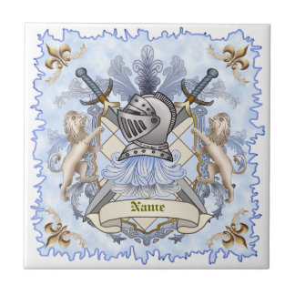 Azulejo De Cerâmica Apelido de repouso da família Knight