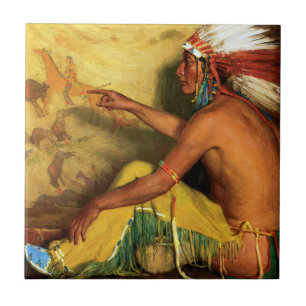 Azulejo De Cerâmica Apontar com Orgulho para seu Registro