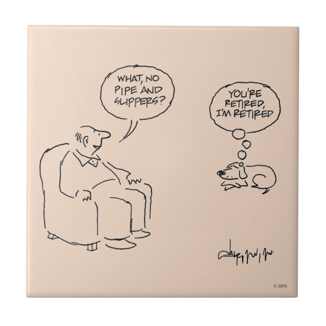 Azulejo De Cerâmica Aposentado (Frente)