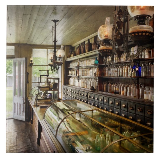 Azulejo De Cerâmica Apothecary - O Compositor (Frente)